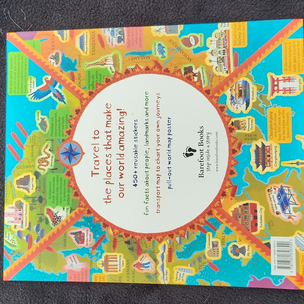 World Atlas Sticker Book - Picture 2 of 2